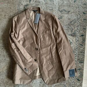 Linen and cotton blend banana republic 44R suit jacket